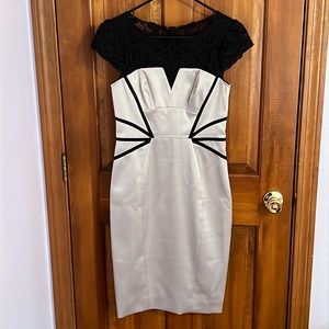 Karen Millen satin midi cocktail dress